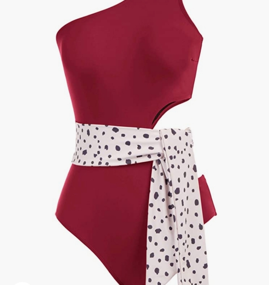 One Shoulder Monokini Swimsuit - Picture 3 of 4